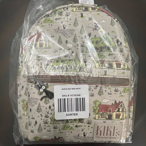 Loungefly Studio Ghibli Kiki’s delivery service mini backpack and wallet - Picture 3 of 5